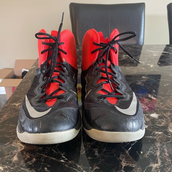 Black/Orange Nike Hyperdunks - Picture 2 of 7